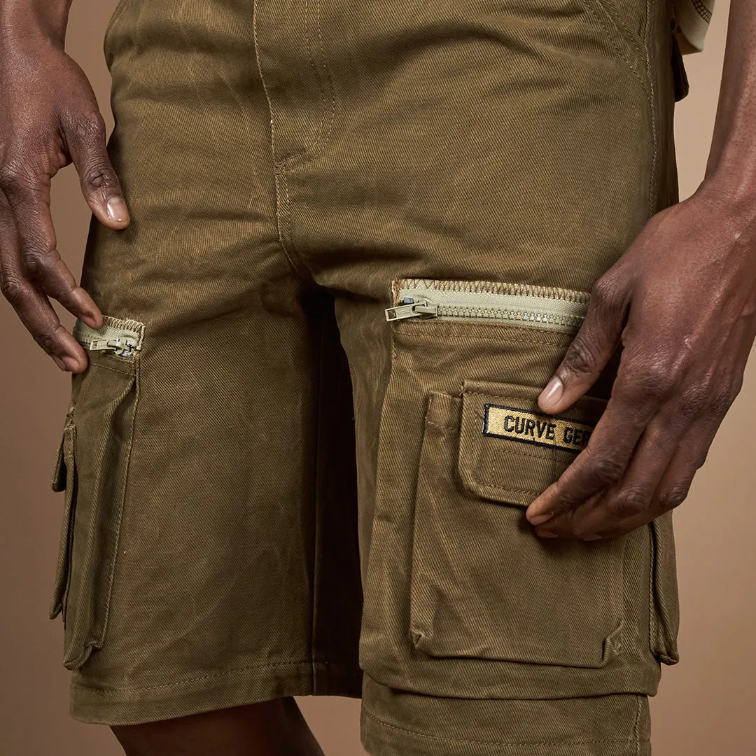 Anchor Utility Shorts Brown