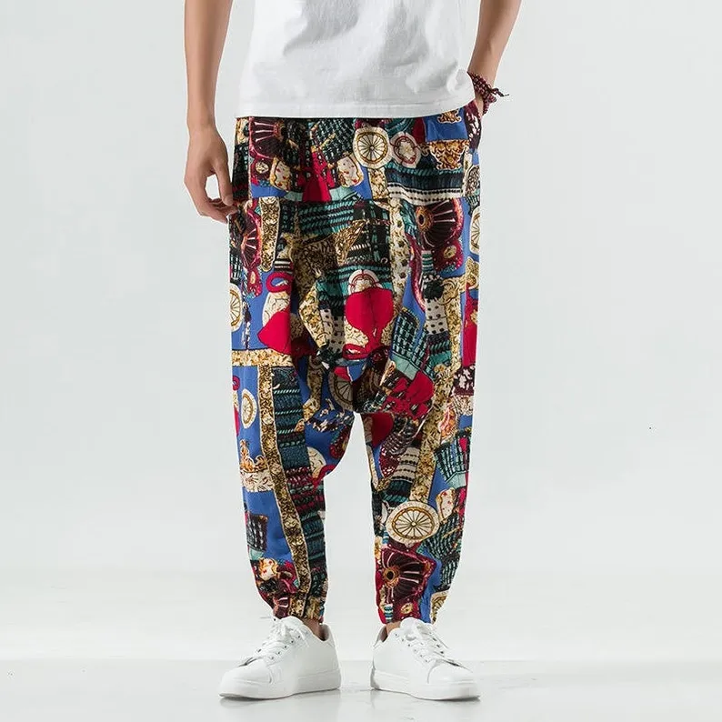 Baggy Harem Pants Cotton