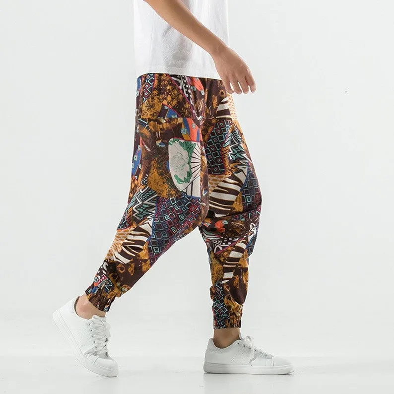 Baggy Harem Pants Cotton