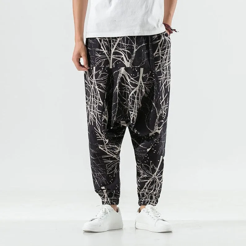 Baggy Harem Pants Cotton