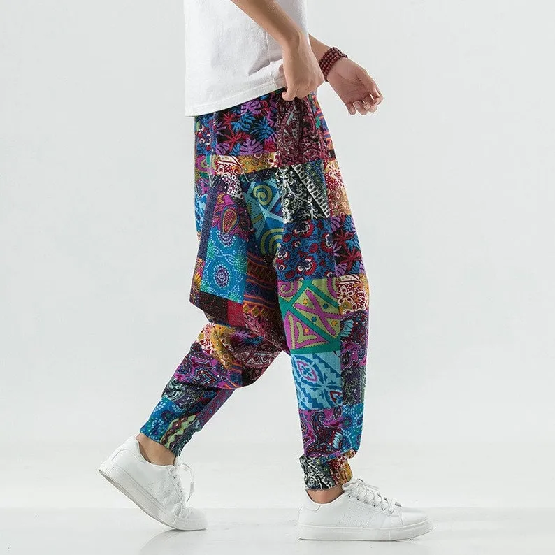 Baggy Harem Pants Cotton