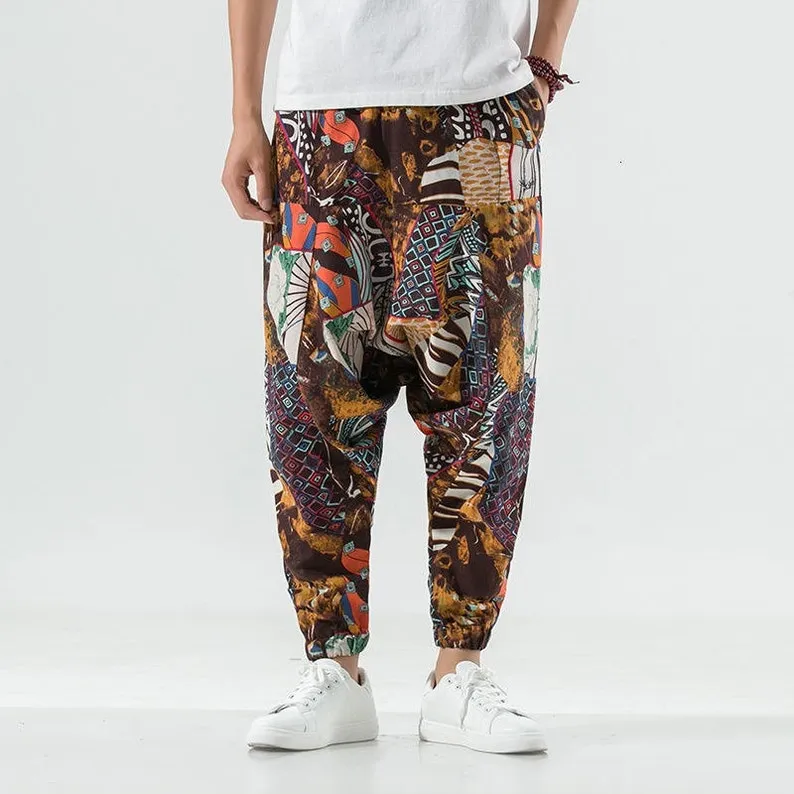 Baggy Harem Pants Cotton