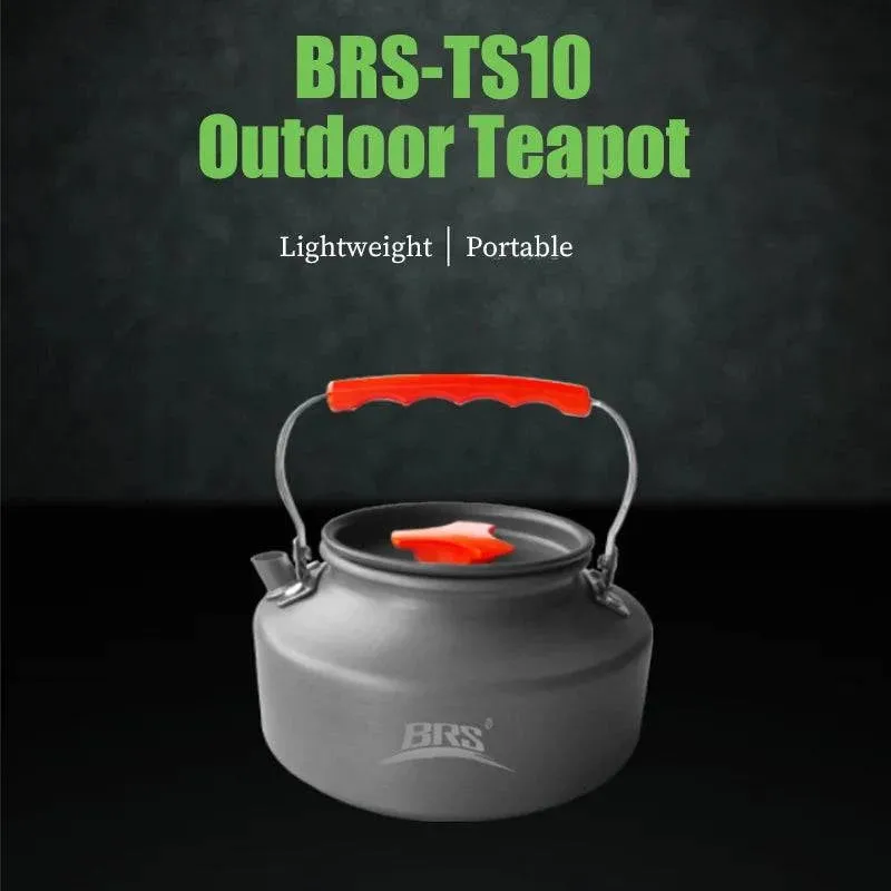 BRS-TS10 Outdoor Teapot Hard Aluminum Oxide Camping Light Durable Portable Outdoor Kettle