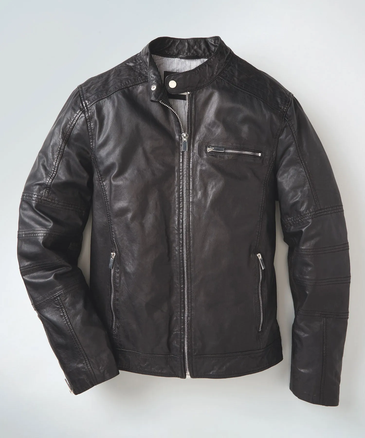 Caravan Motorcross Lambskin Leather Jacket