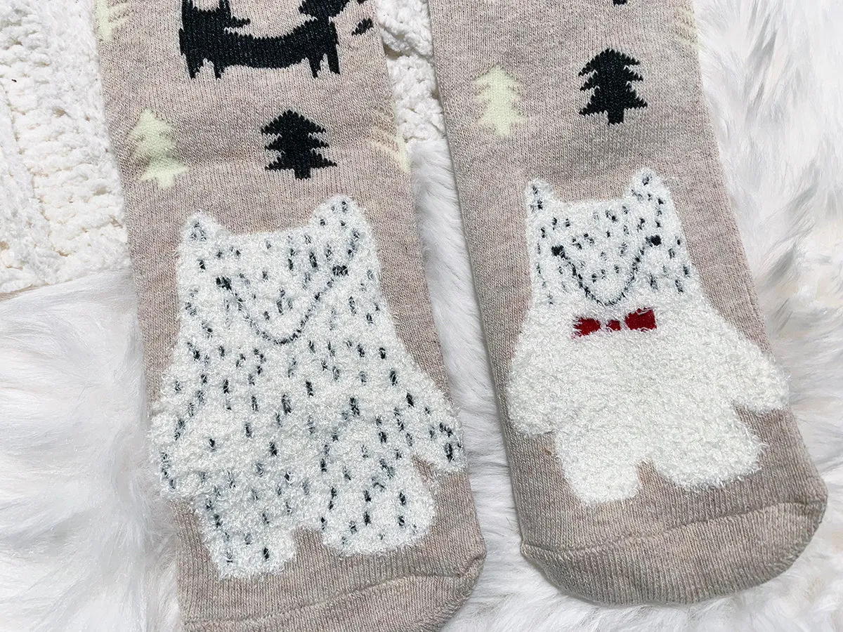 Cozy Cotton Socks - Bear