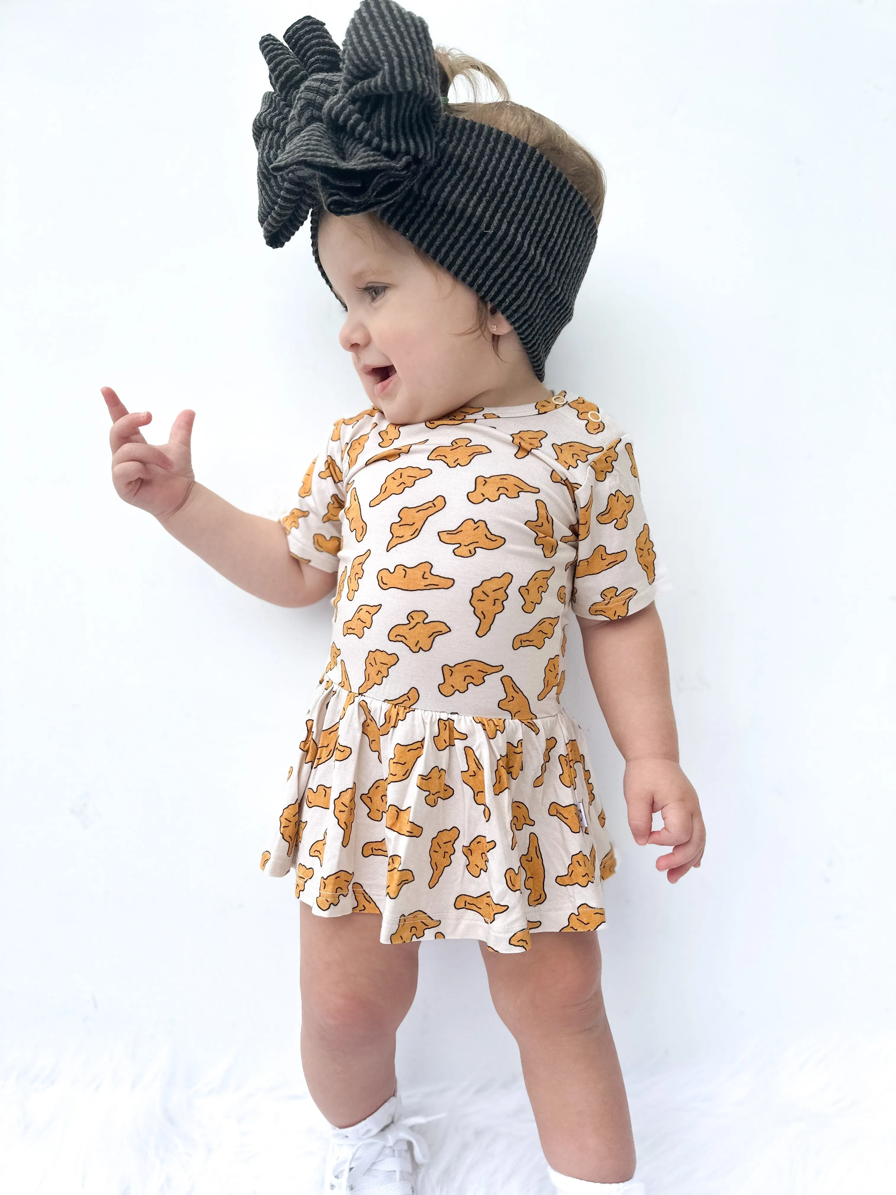 DINO NUGGET DREAM BODYSUIT DRESS