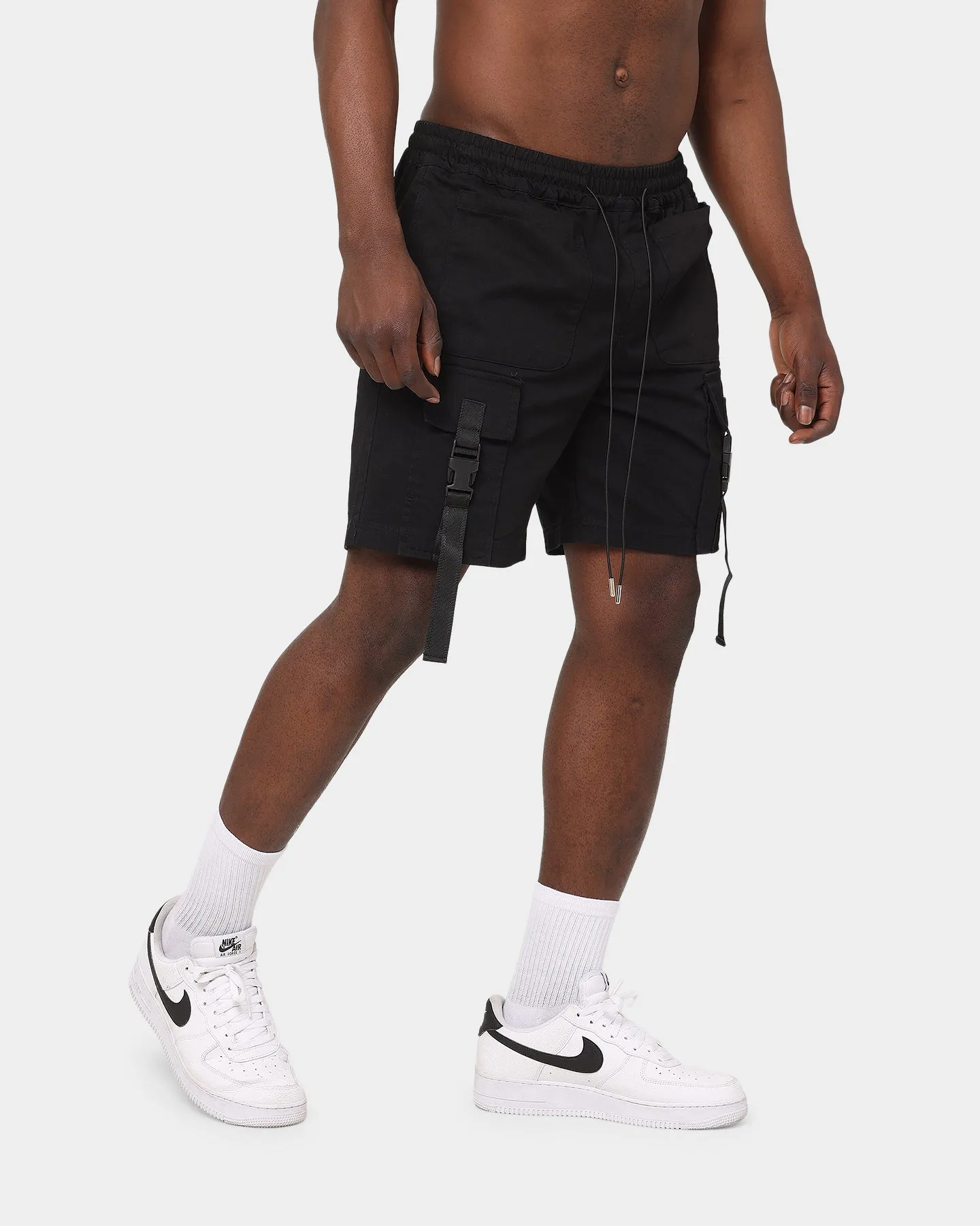 EN ES Minister Utility Cargo Shorts Black