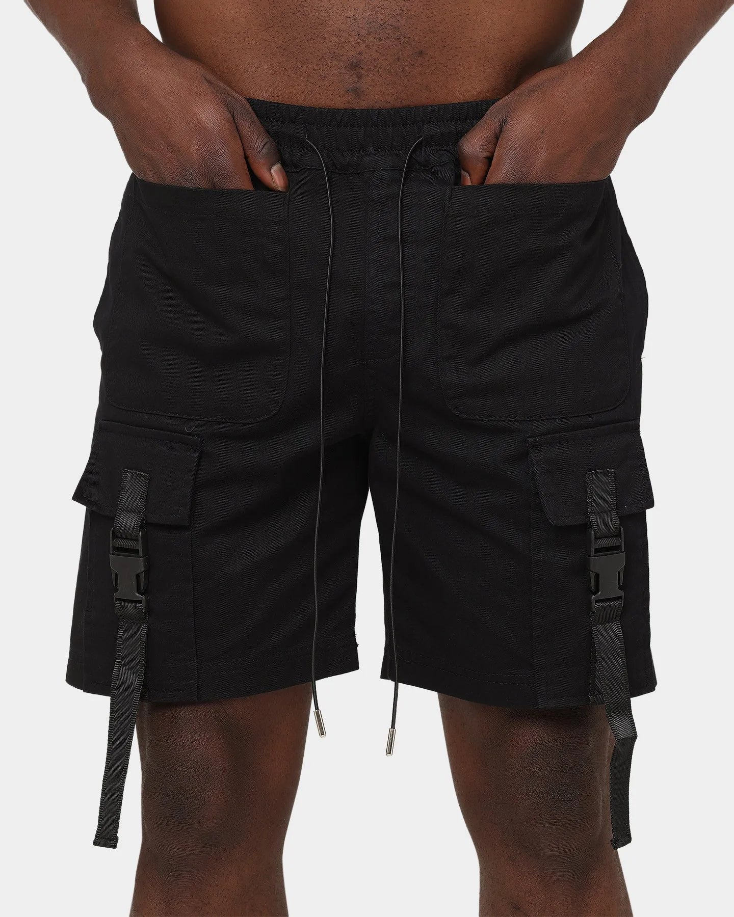 EN ES Minister Utility Cargo Shorts Black