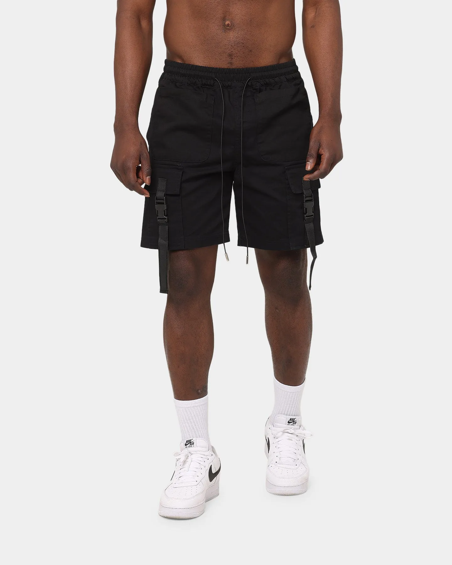 EN ES Minister Utility Cargo Shorts Black