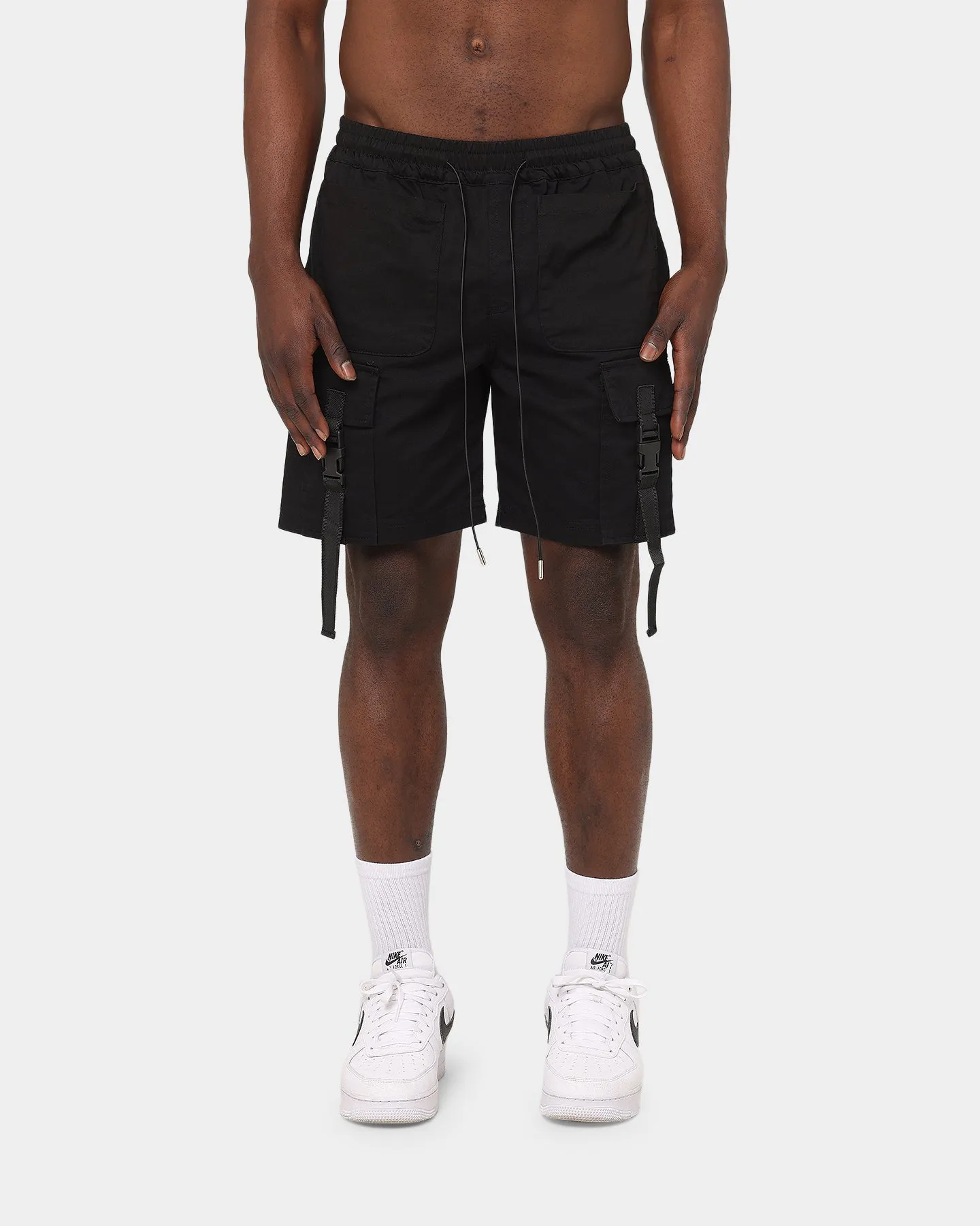 EN ES Minister Utility Cargo Shorts Black