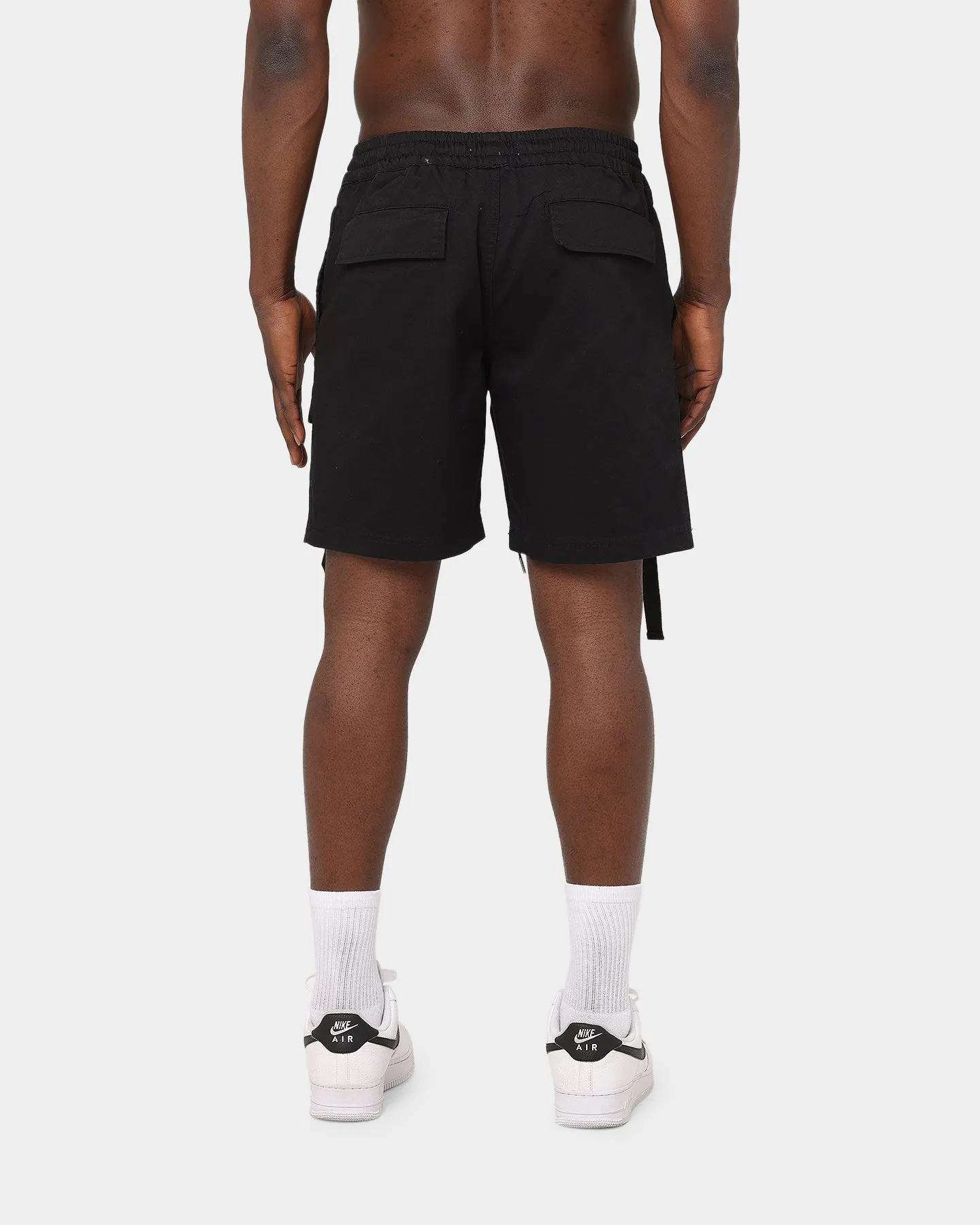 EN ES Minister Utility Cargo Shorts Black