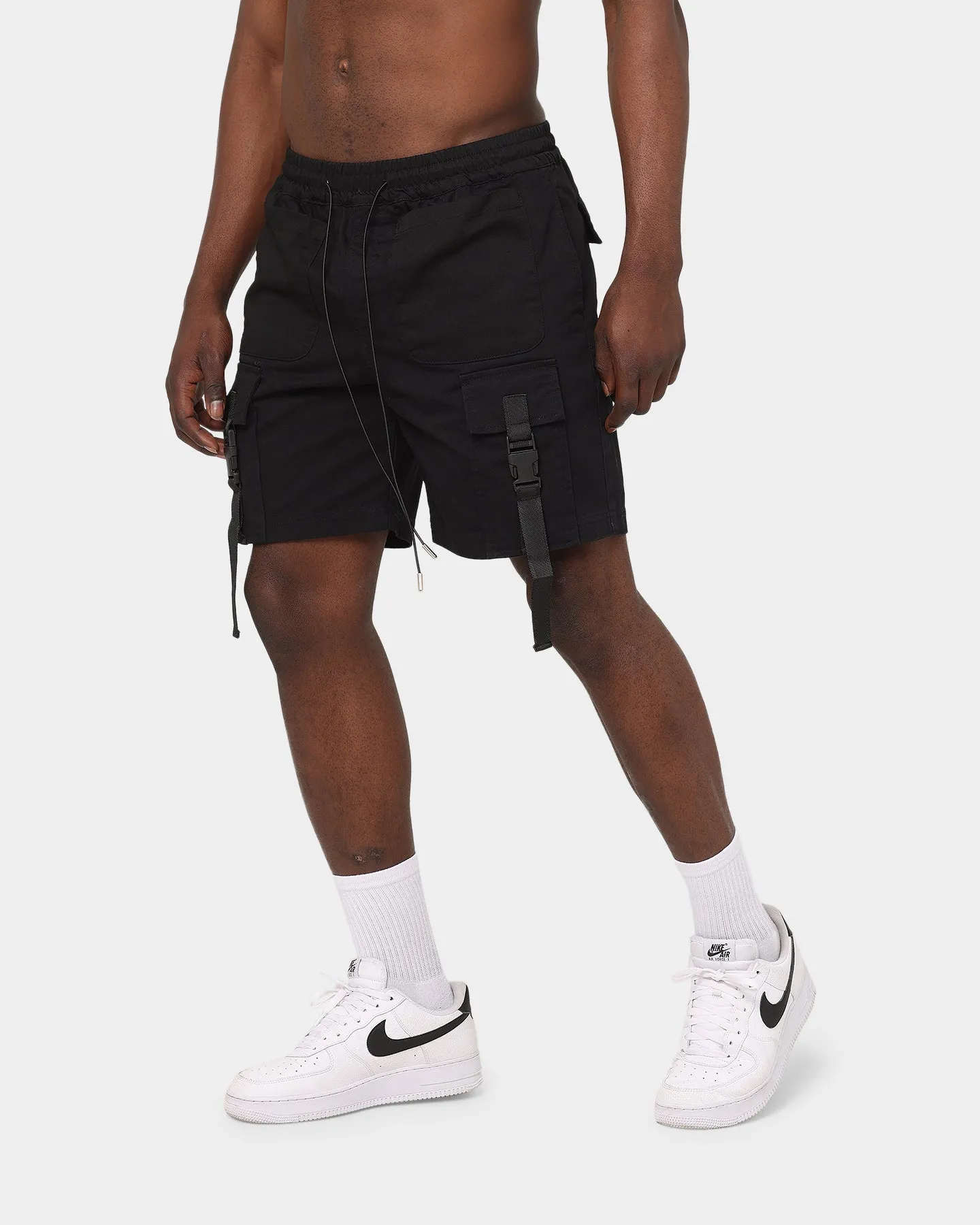 EN ES Minister Utility Cargo Shorts Black