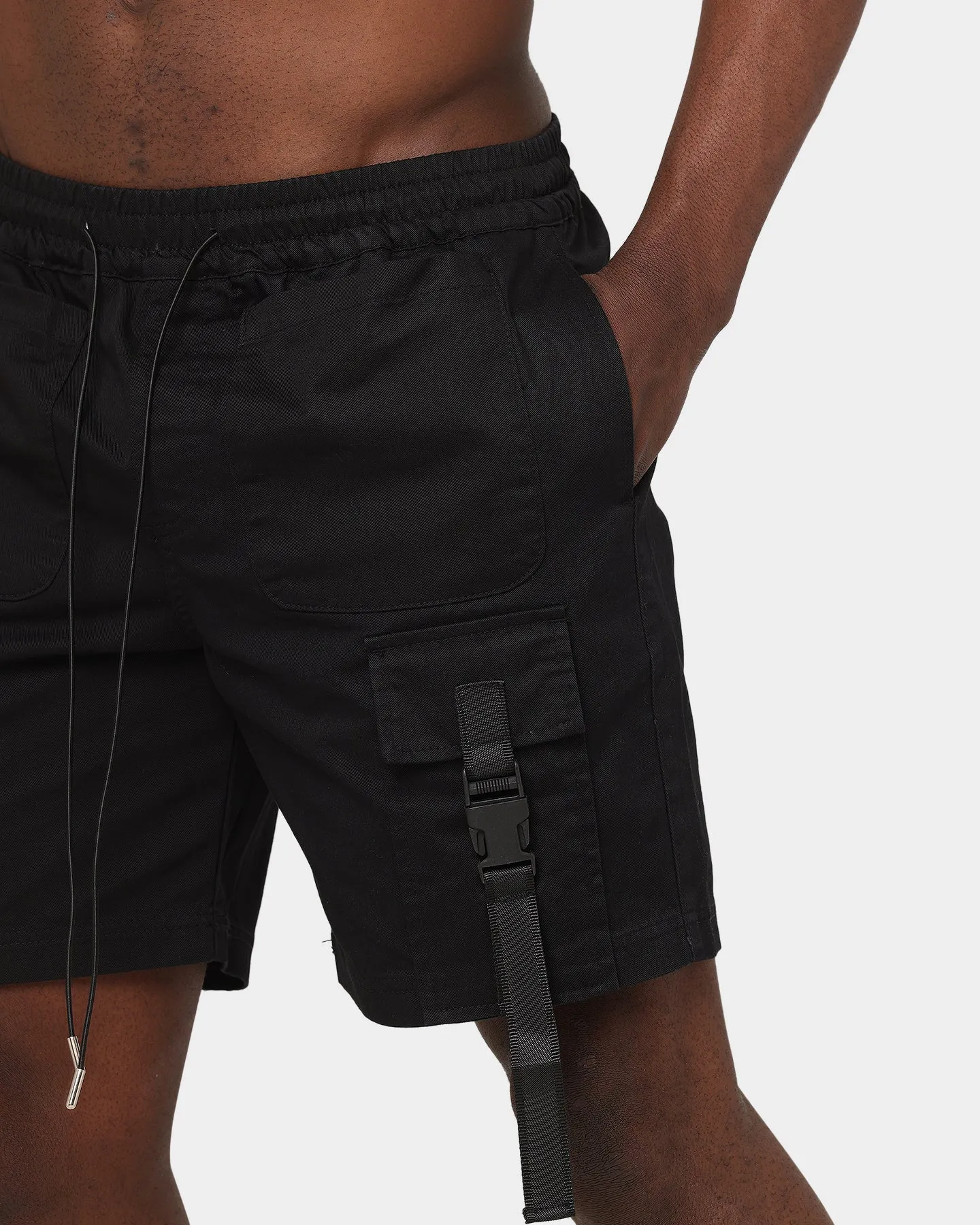 EN ES Minister Utility Cargo Shorts Black