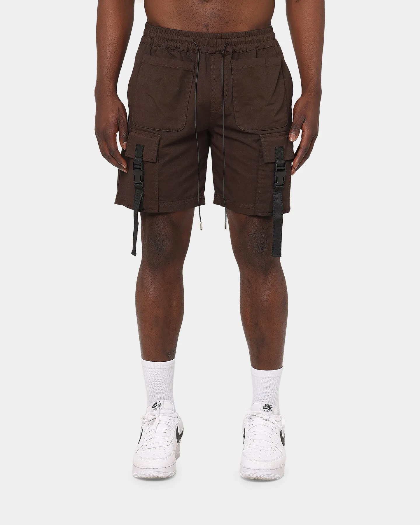 EN ES Minister Utility Cargo Shorts Brown