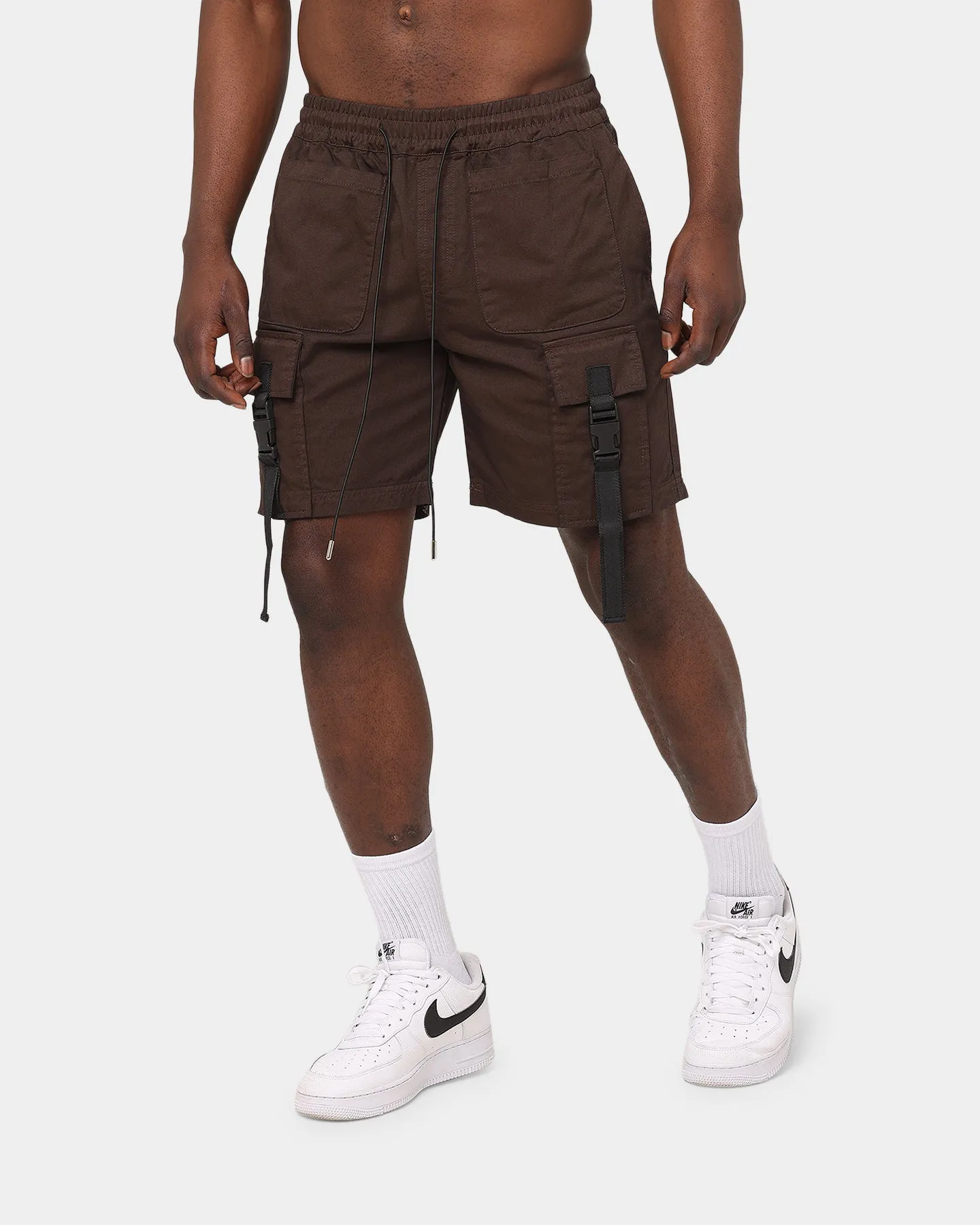 EN ES Minister Utility Cargo Shorts Brown