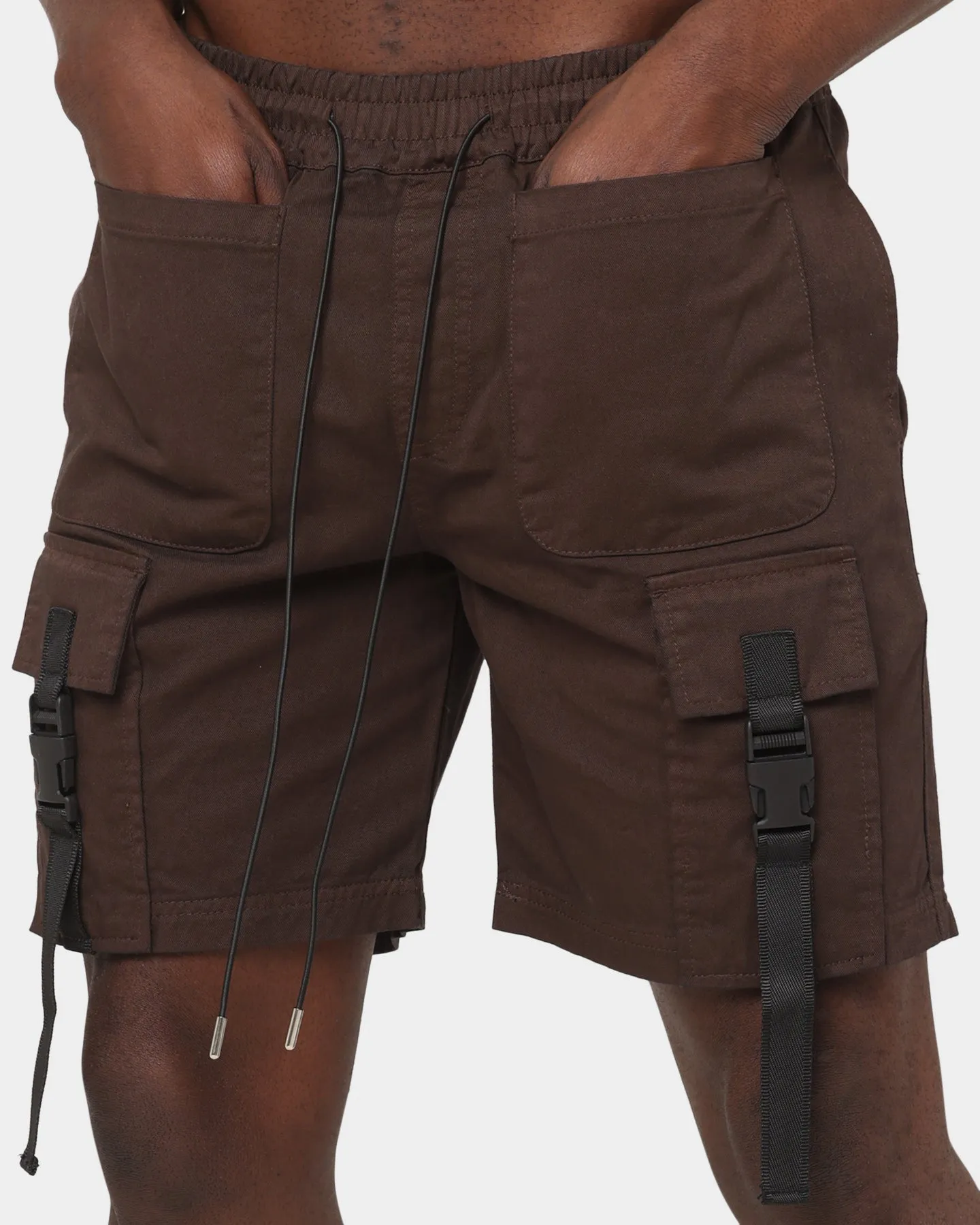 EN ES Minister Utility Cargo Shorts Brown