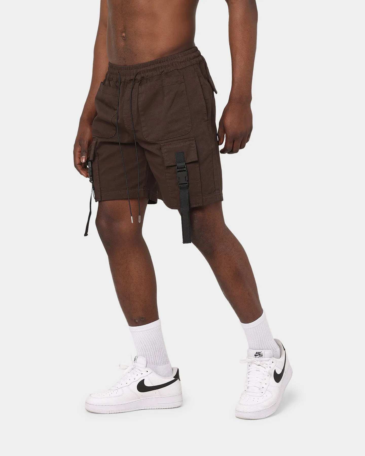 EN ES Minister Utility Cargo Shorts Brown