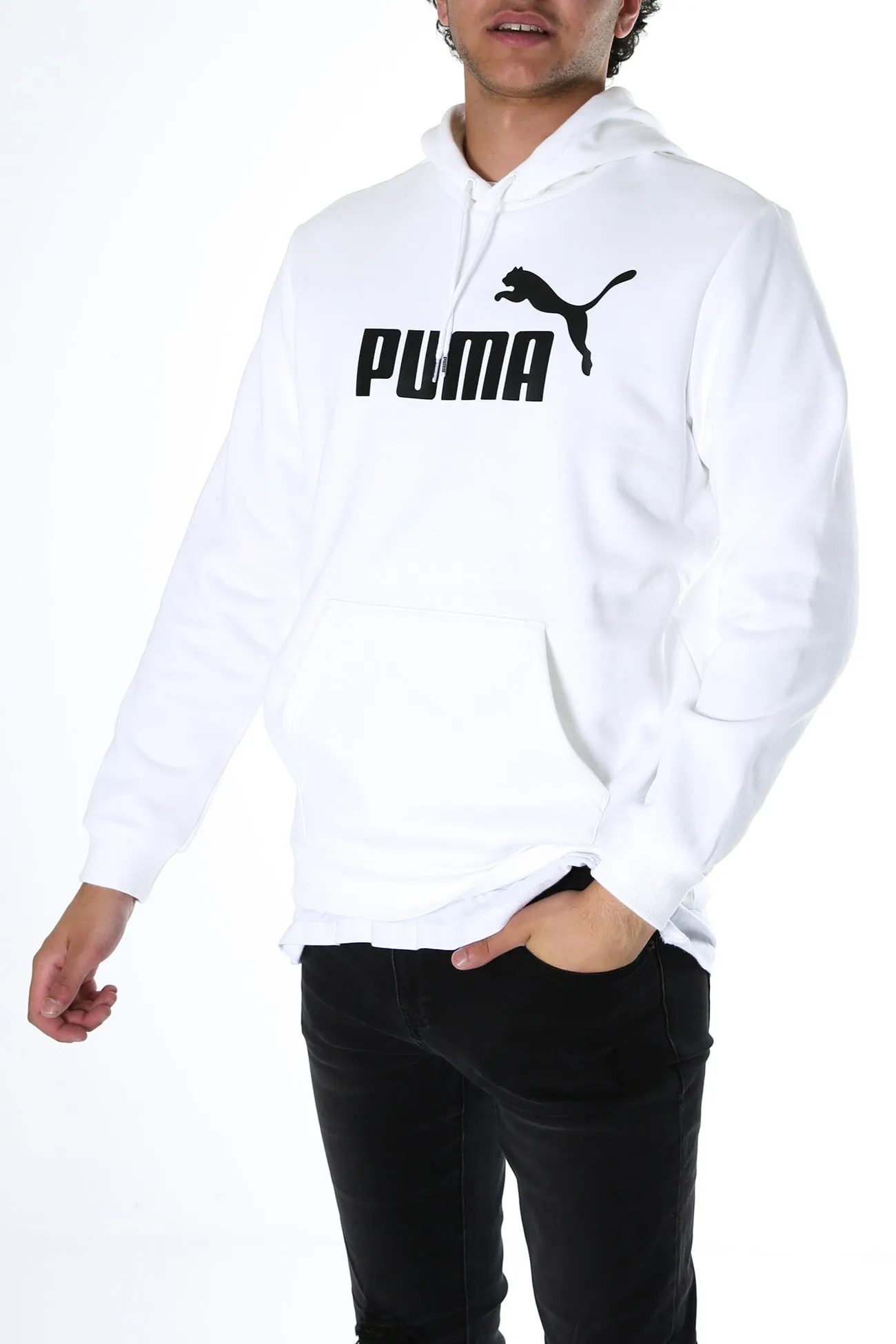 Essentials Big Logo Hoodie Puma White