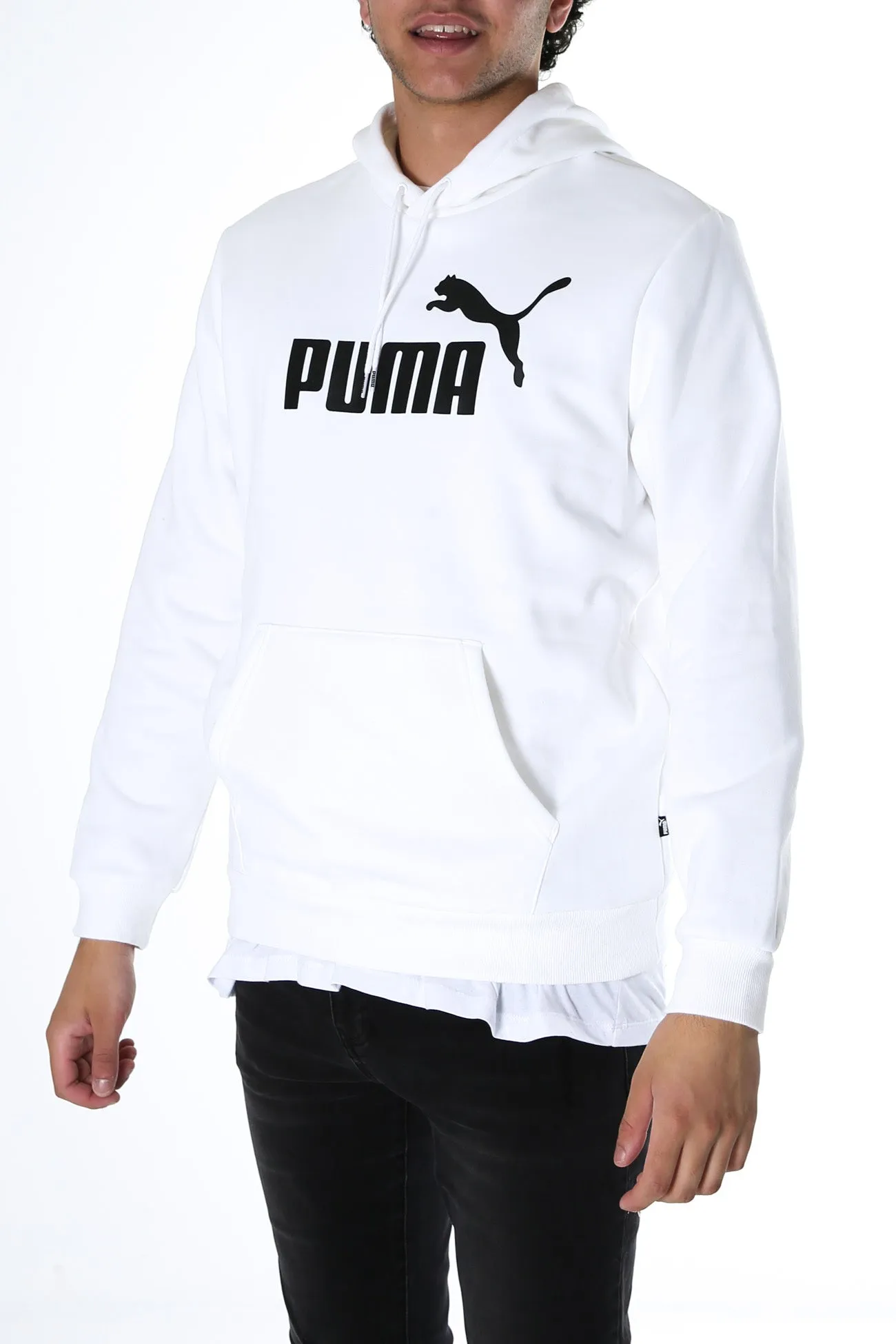 Essentials Big Logo Hoodie Puma White