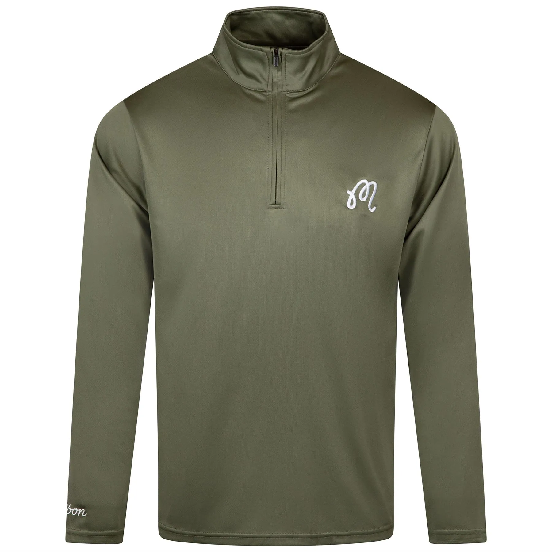 Evergreen Performance Quarter Zip Mid Layer Sage - W24