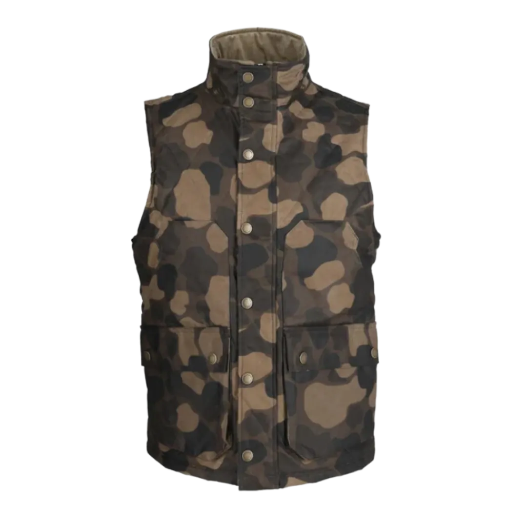 Fowler Oilcloth Vest - Classic Camo