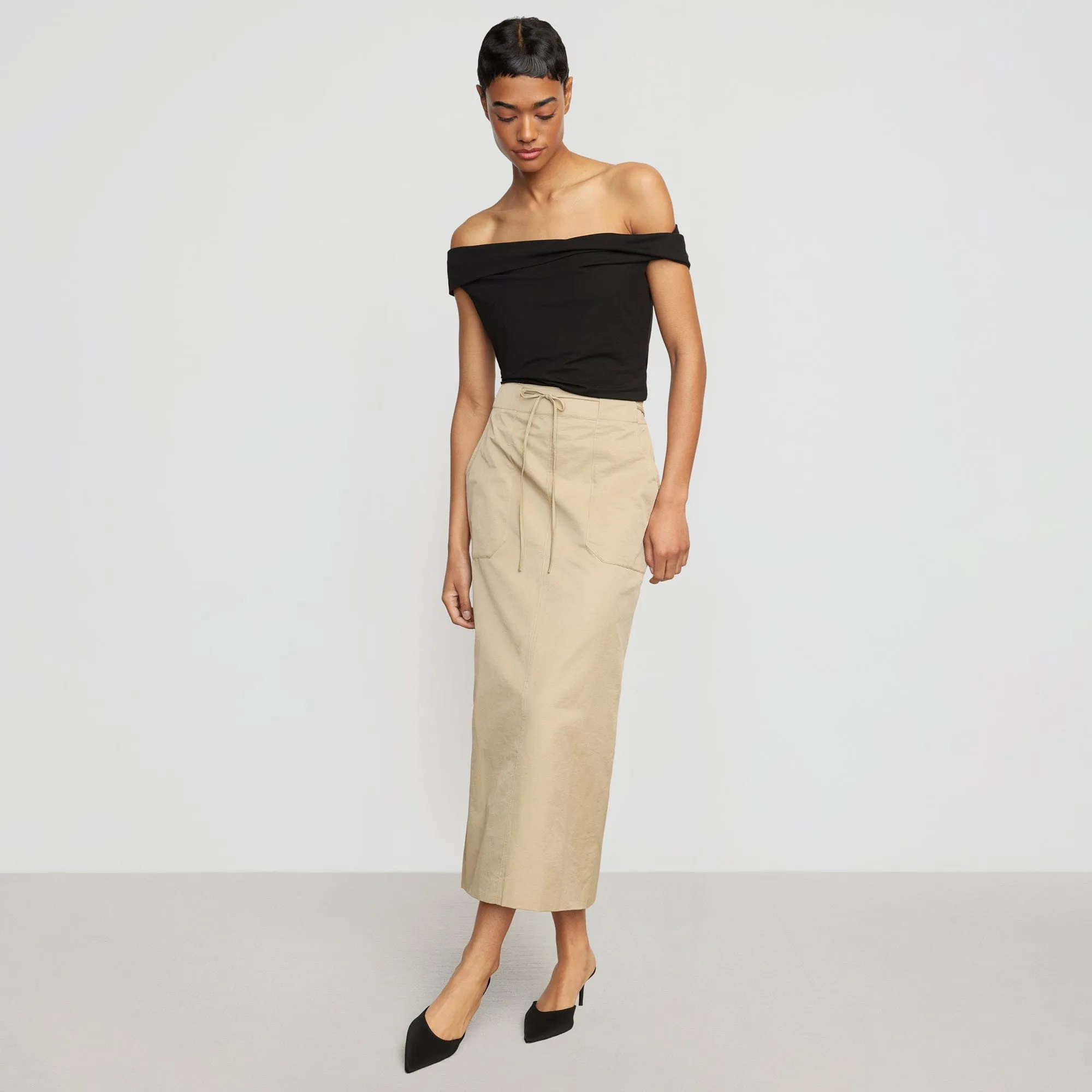 Ida Drawstring Cargo Skirt