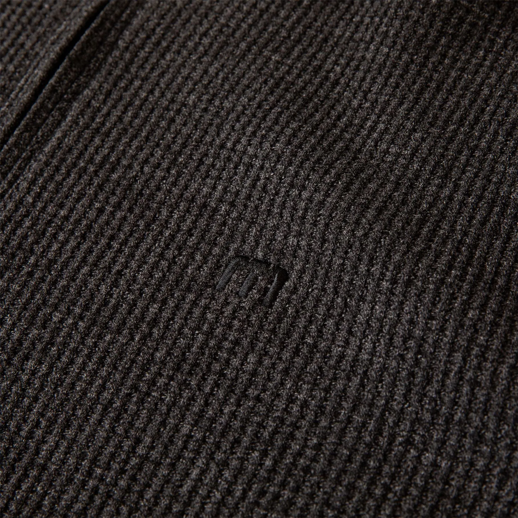 Last Sunset Quarter Zip Mid Layer Heather Dark Grey - AW24