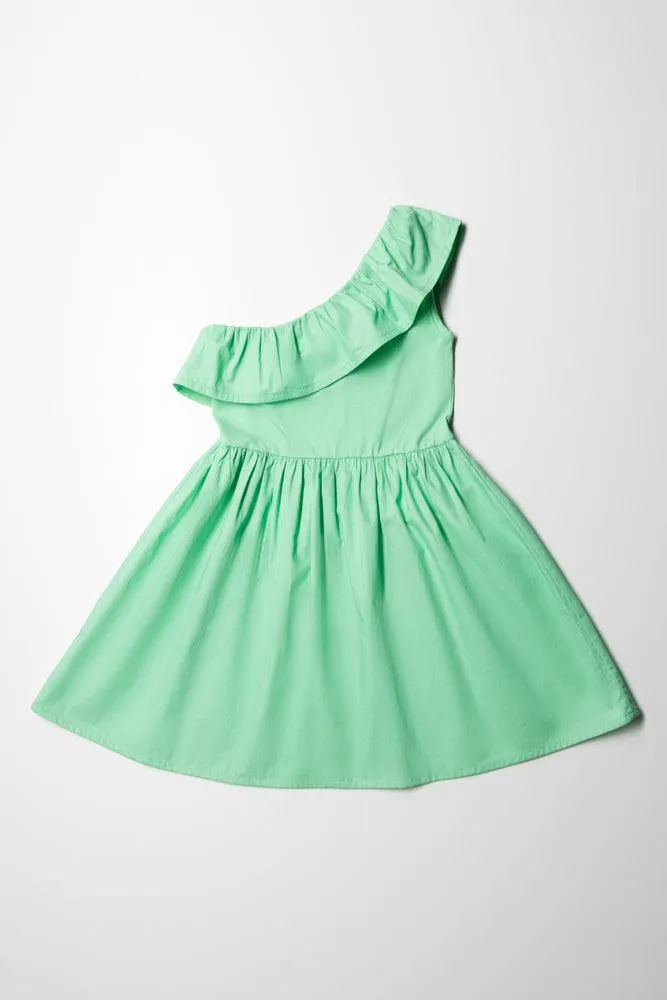 One Shoulder Dress Mint