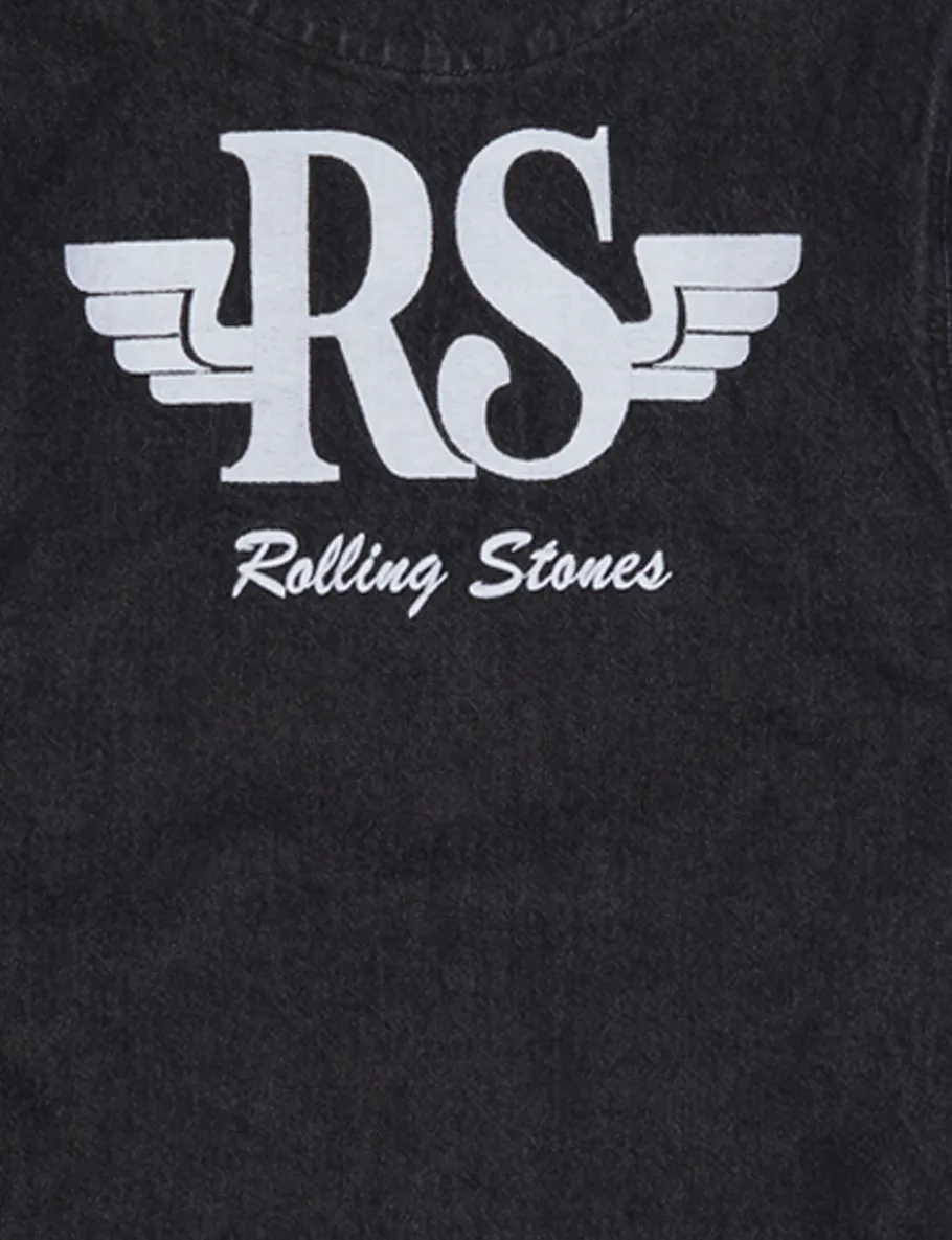 RS No. 9 Black Denim Racing Overshirt