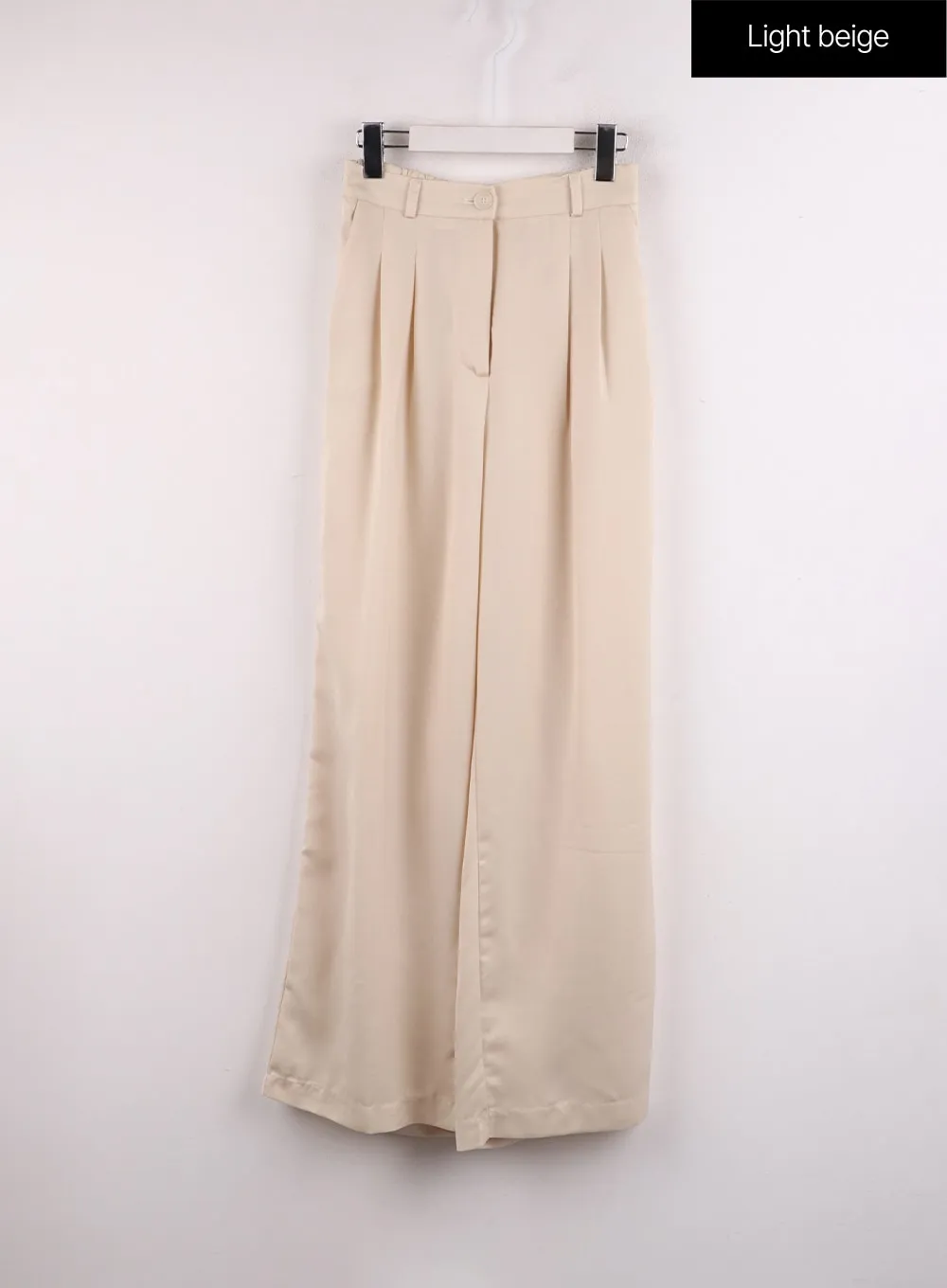 Solid Wide Leg Trousers IF402