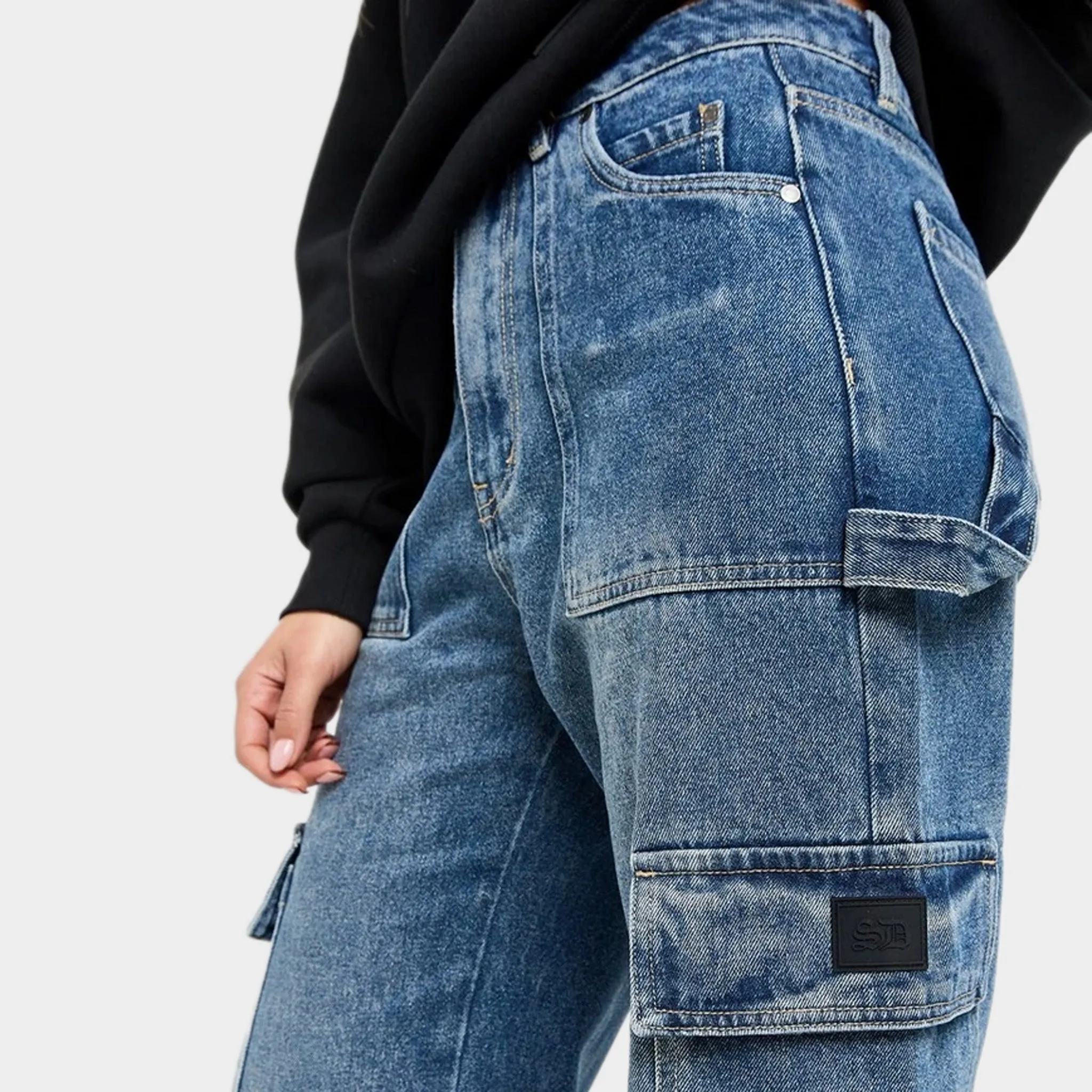 Supply & Demand Women's Division Cargo Jeans / Denim