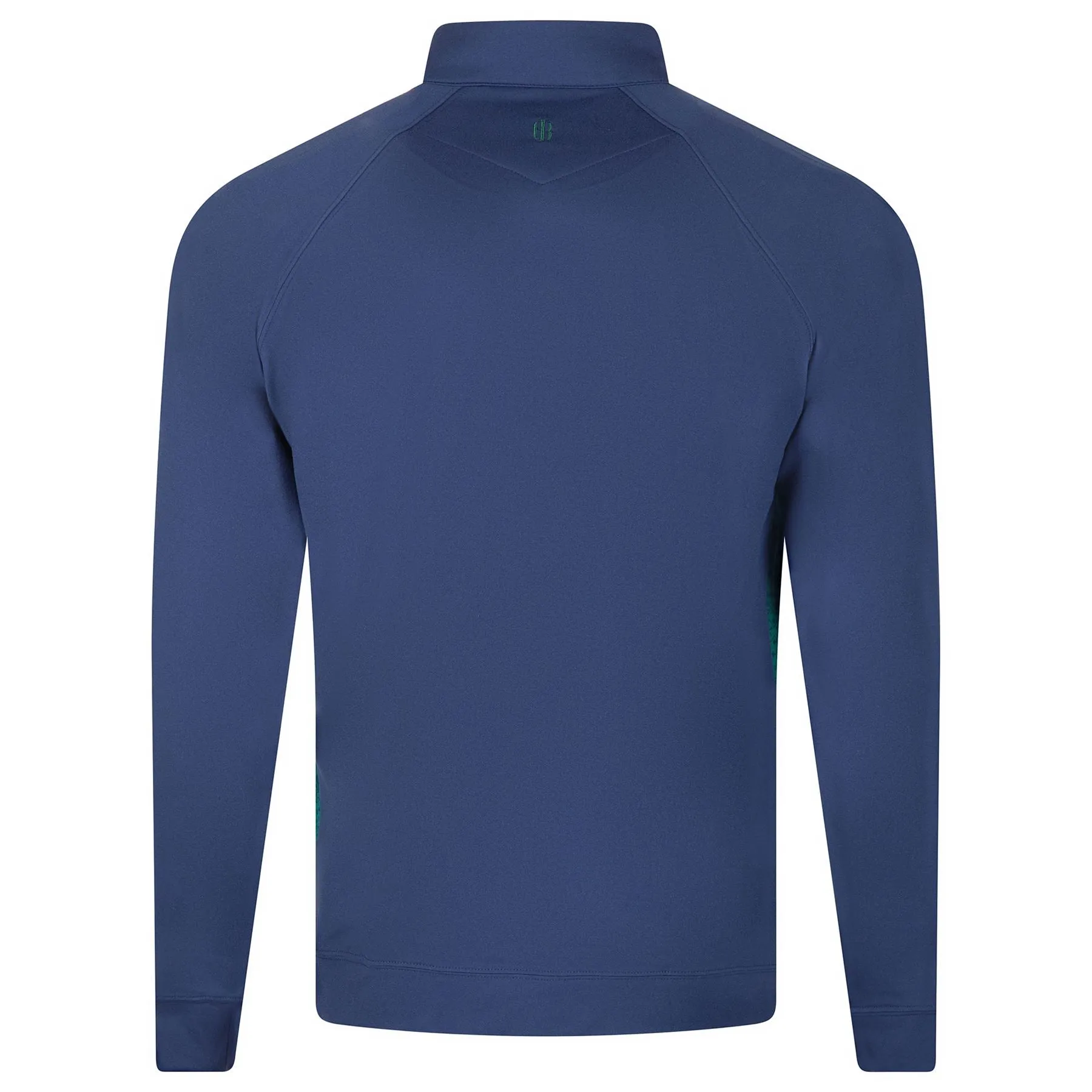 The Robinson Quarter Zip Pullover Pine/Navy - AW23