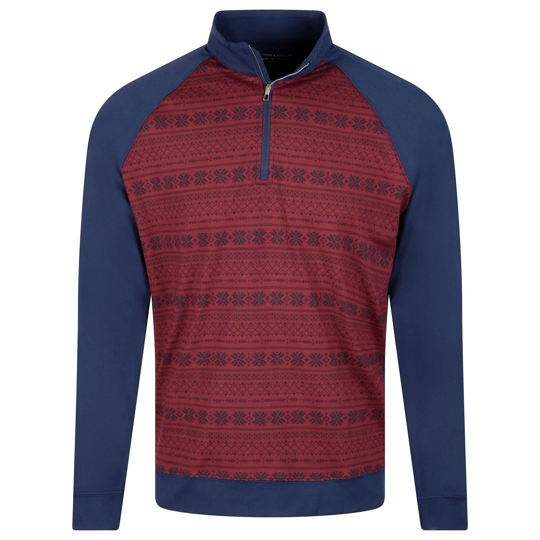 The Robinson Quarter Zip Pullover Port/Navy - AW23