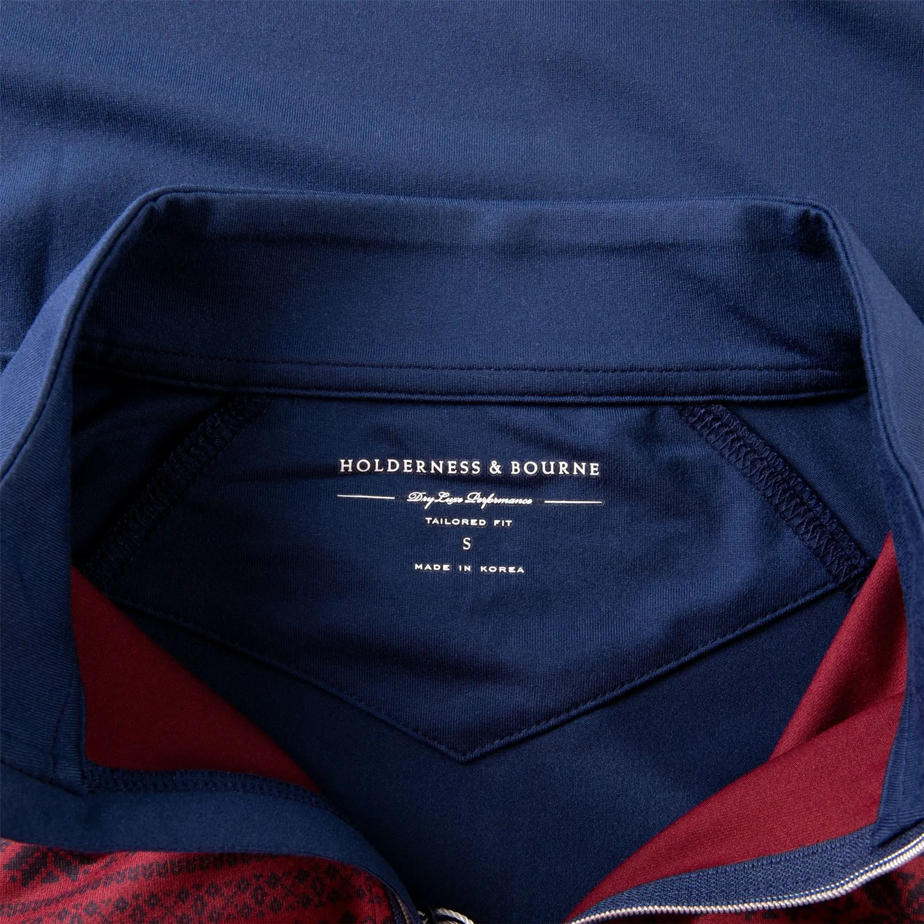 The Robinson Quarter Zip Pullover Port/Navy - AW23