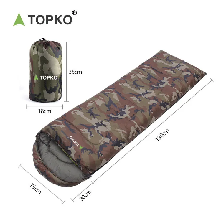 Warm And Durable Camouflage Sleeping Bag