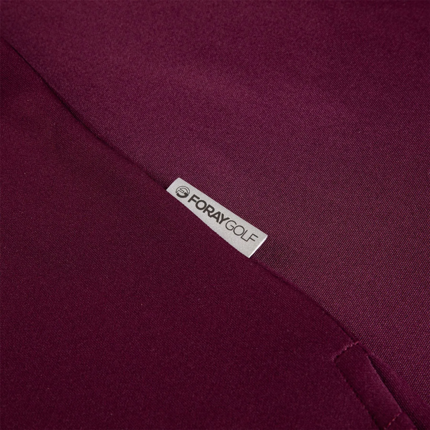 Womens Embroidered Scuba Layering Wine - AW23