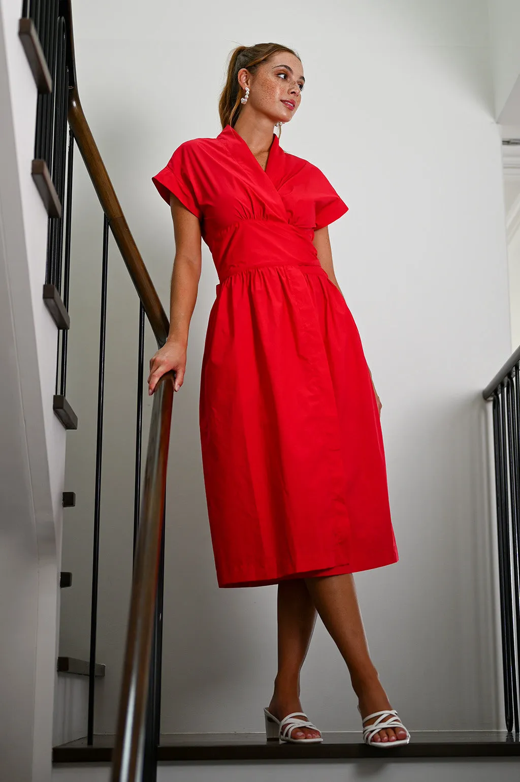 Wyatt Wylde - Kennedy Wrap Dress Red