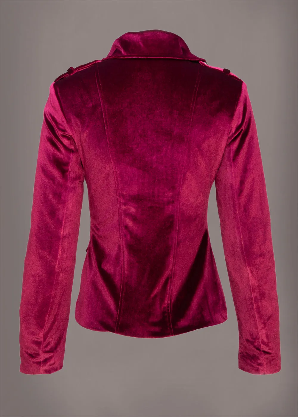 You Could Be Mine Red Velvet Jacket